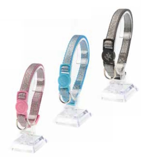 Picture of REFLECTIVE GLITTER CAT COLLARR